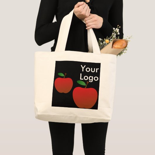 Harde Canvas tas met Logo-ruimte (Voorkant (product))