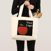 Harde Canvas tas met Logo-ruimte (Voorkant (product))