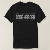 Harde code harder afspelen t-shirt (Design voorkant)