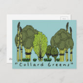 Harde Collard van de Kern Greens Briefkaart (Voorkant / Achterkant)