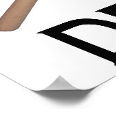 Harde-core drummer poster (Hoek)