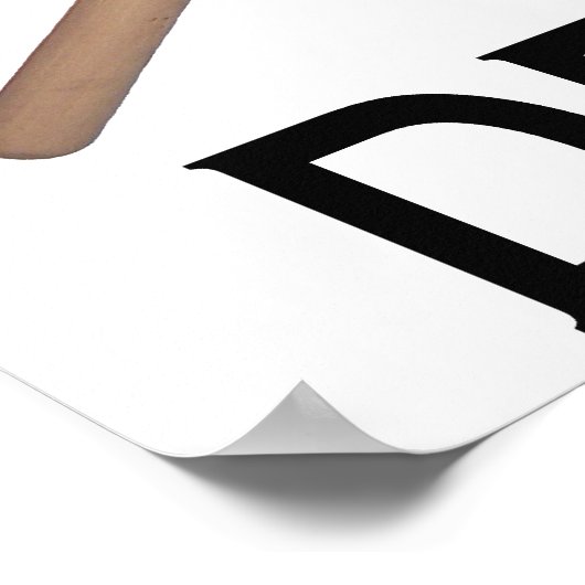 Harde-core drummer poster (Hoek)