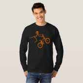 Harde-core scycli van skeleton Bmx T-shirt (Voorkant volledig)