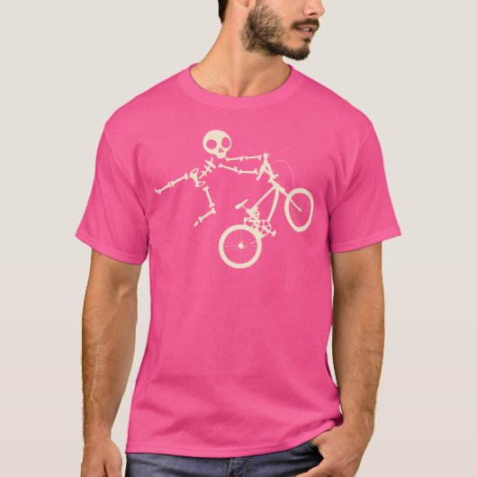 Harde-core scycli van skeleton Bmx T-shirt (Voorkant)