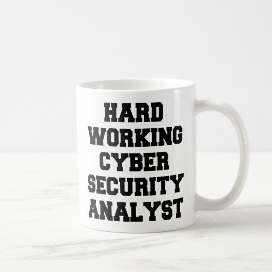 Harde cyberbeveiligingsanalist koffiemok (Rechts)