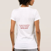Harde dag niet meer! t-shirt (Achterkant)