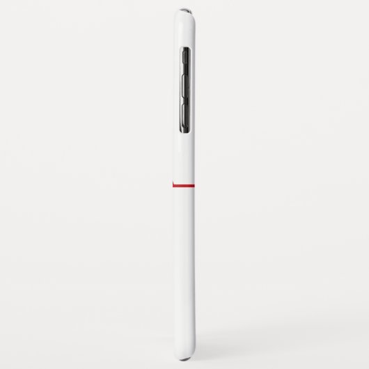 Harde EKG-aangepaste naam en telefoongesprekken Case-Mate iPhone Case (Achterkant/links)