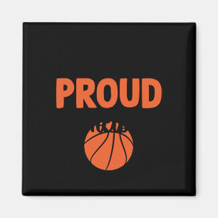 Harde en trotse basketbal moeder - grappige citate magneet