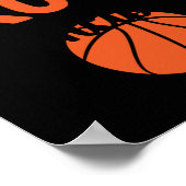 Harde en trotse basketbal moeder - grappige citate poster (Hoek)