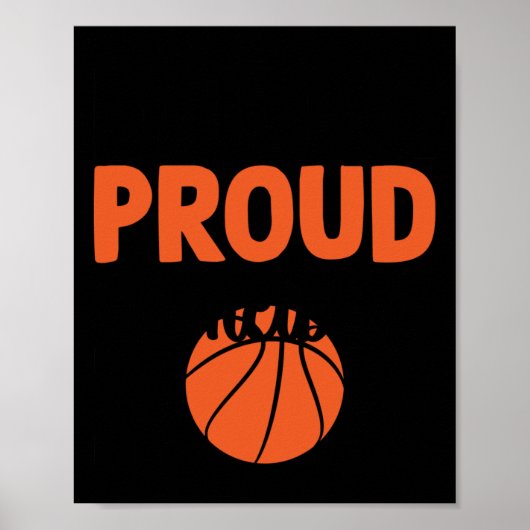 Harde en trotse basketbal moeder - grappige citate poster (Voorkant)