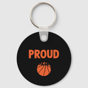 Harde en trotse basketbal moeder - grappige citate sleutelhanger