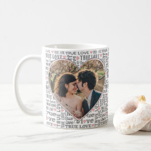 Harde foto Valentijnse van ware liefde of bruiloft Koffiemok