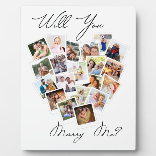 Harde fotocollage zal je me laten zien fotoplaat (Voorkant)