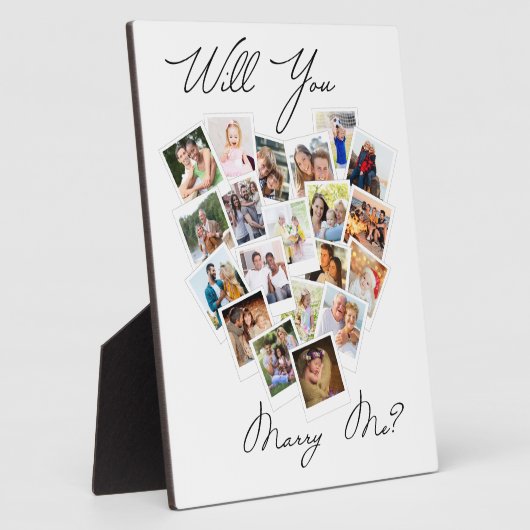 Harde fotocollage zal je me laten zien fotoplaat (Zijkant)