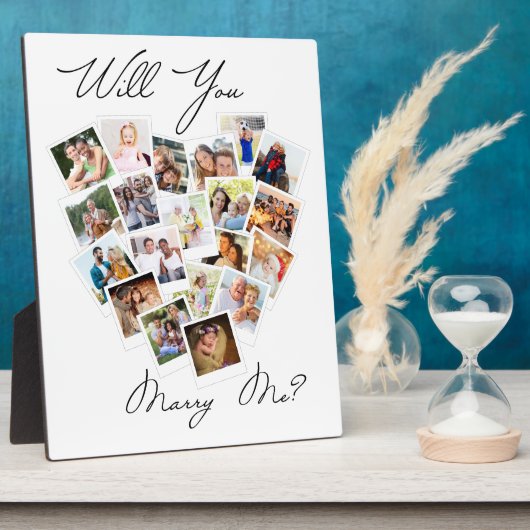 Harde fotocollage zal je me laten zien fotoplaat (Zijkant)