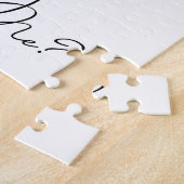 Harde fotocollage zal je me laten zien legpuzzel (Zijkant)