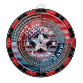 Harde game in het Amerikaanse dartboard Dartbord (Voorkant)