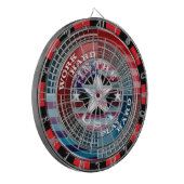 Harde game in het Amerikaanse dartboard Dartbord (Voorkant Links)