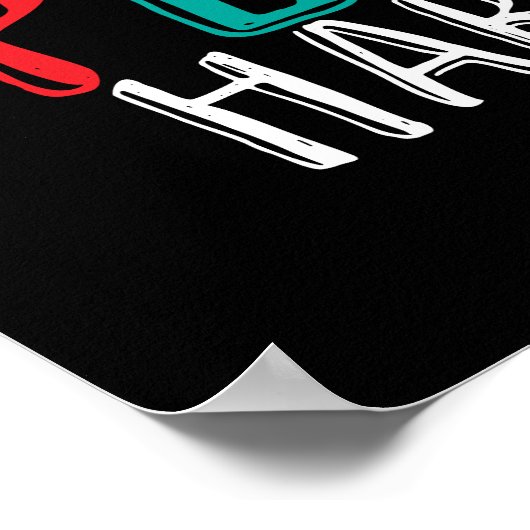 Harde gamebeleving: waanzinnig gamen Geek Nerd Vid Poster (Hoek)