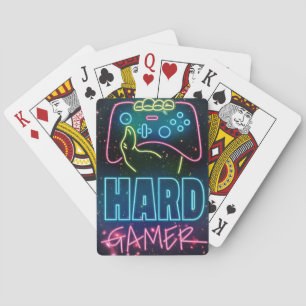 Harde gamer pokerkaarten