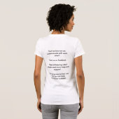 Harde gehoor/dove mensen t-shirt (Achterkant volledig)