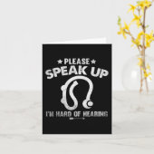 Harde gehoor van  gehoorstoornissen alstublieft SP Kaart (Gele Bloem)