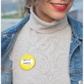 Harde gehoorspeld voor doven ronde button 5,7 cm