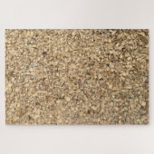 Harde grap met houtsnippers achtergrond legpuzzel (Horizontaal)