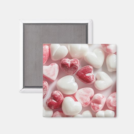 Harde hart Snoep magneet (Voorkant / Achterkant)