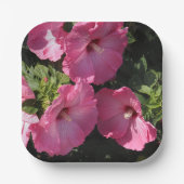 Harde Hibiscus Papieren Bordje (Voorkant)