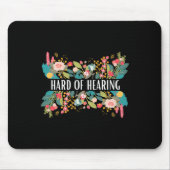 Harde hoorwaarschuwing en bewustzijnsontwerp voor  muismat (Voorkant)