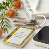 Harde hoorzitting sleutelhanger (Voorkant Rechts)