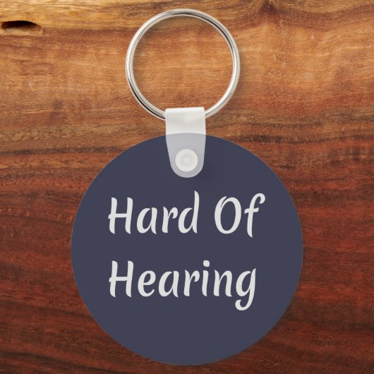 Harde hoorzitting sleutelhanger (Voorkant)