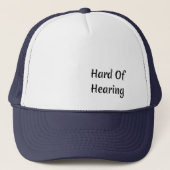 Harde hoorzitting trucker pet (Voorkant)