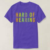 Harde hoorzitting - Zonnegeel Geel T-shirt (Design voorkant)
