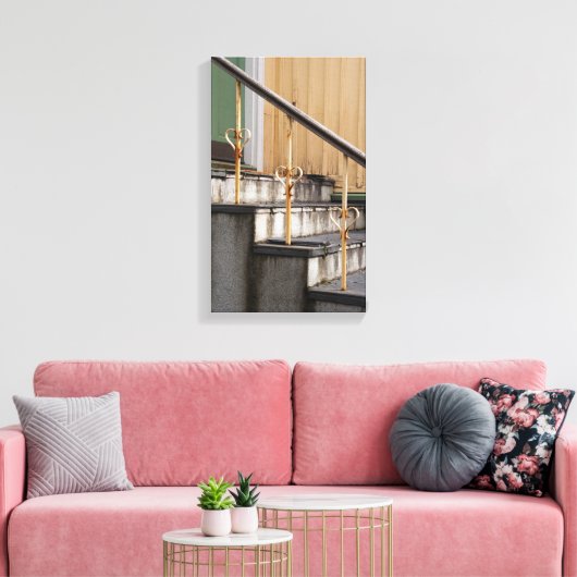 Harde ijzerharten canvas afdruk (Insitu (Woonkamer))