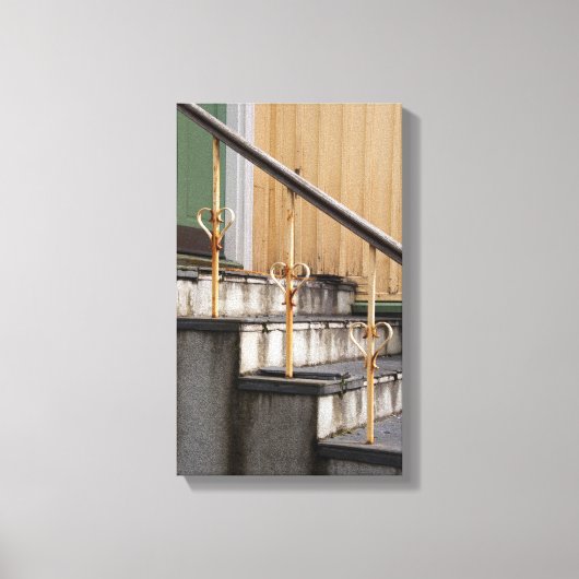 Harde ijzerharten canvas afdruk (Voorkant)