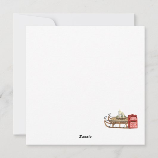 Harde kerstwens voor Fireplace baas/medearbeider Feestdagenkaart (Achterkant)