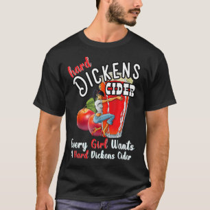 Harde kippen cidermeisje Whiskey en beer Apple Hum T-shirt
