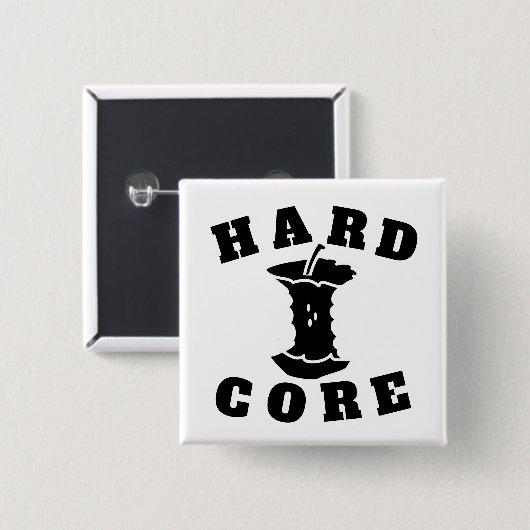 Harde knop vierkante button 5,1 cm (Voorkant /achterkant)