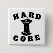 Harde knop vierkante button 5,1 cm (Voorkant)