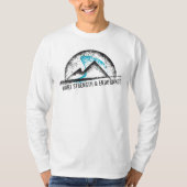 Harde kracht en lange hoes t-shirt (Voorkant)