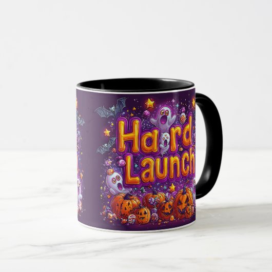 Harde lancering | ExDesigner | Halloween Mok (Voorkant rechts)