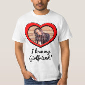Harde Lijst Liefde Aangepaste, persoonlijke kleure T-shirt (Voorkant)