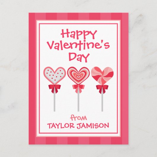 Harde Lollipops - Aangepaste Valentijnse kaarten (Voorkant)