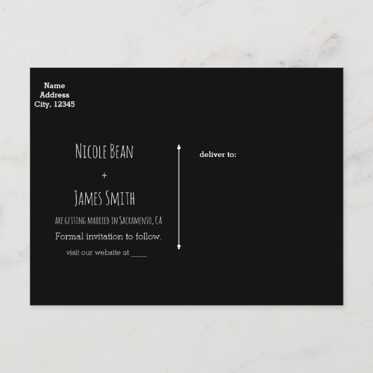 Harde Mason Jar & Baby's Grote Spaardatum Aankondigingskaart (Achterkant)