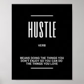 Harde Motivatie offerte Poster (Voorkant)