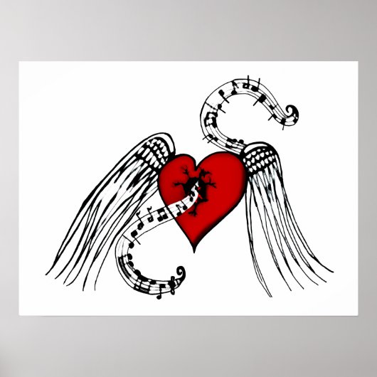 Harde muziek poster (Voorkant)