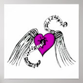 Harde muziek Roze Poster (Voorkant)