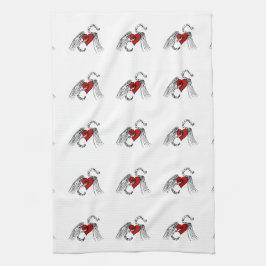 Harde muziek theedoek